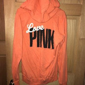 Victoria’s Secret - PINK orange pull over hoodie